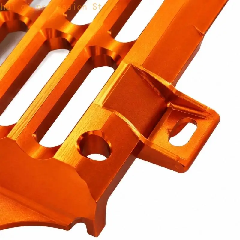Motorrad-Kühlerschutz-Set für Kühlerbereiche, passende Aluminiumplatten mit Schlitzöffnungen und Befestigungspunkten H8WE – Detail 7