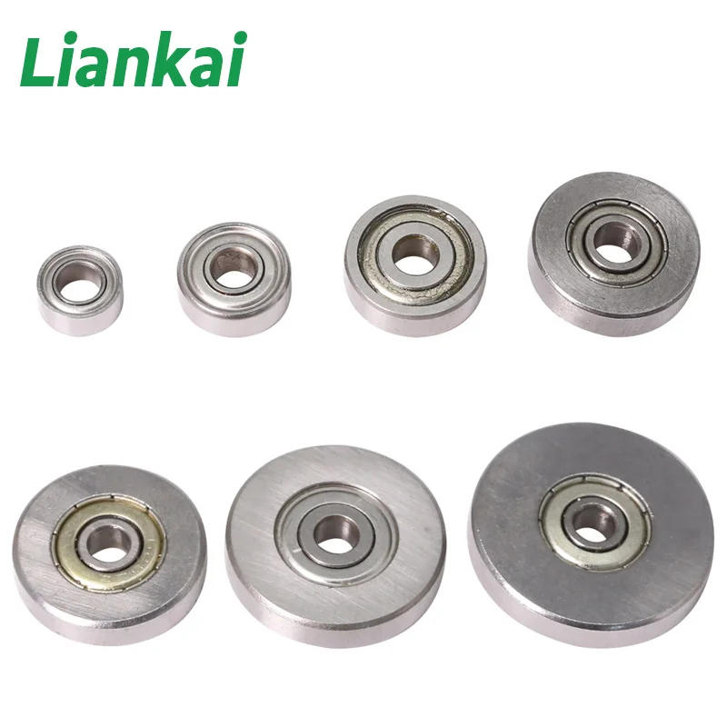 Durable Steel Bearings Accessories Kit Fits for Router bits Heads and Shank Top Mounted 1/2, 3/8, 3/4 Bearing & Stop Ring