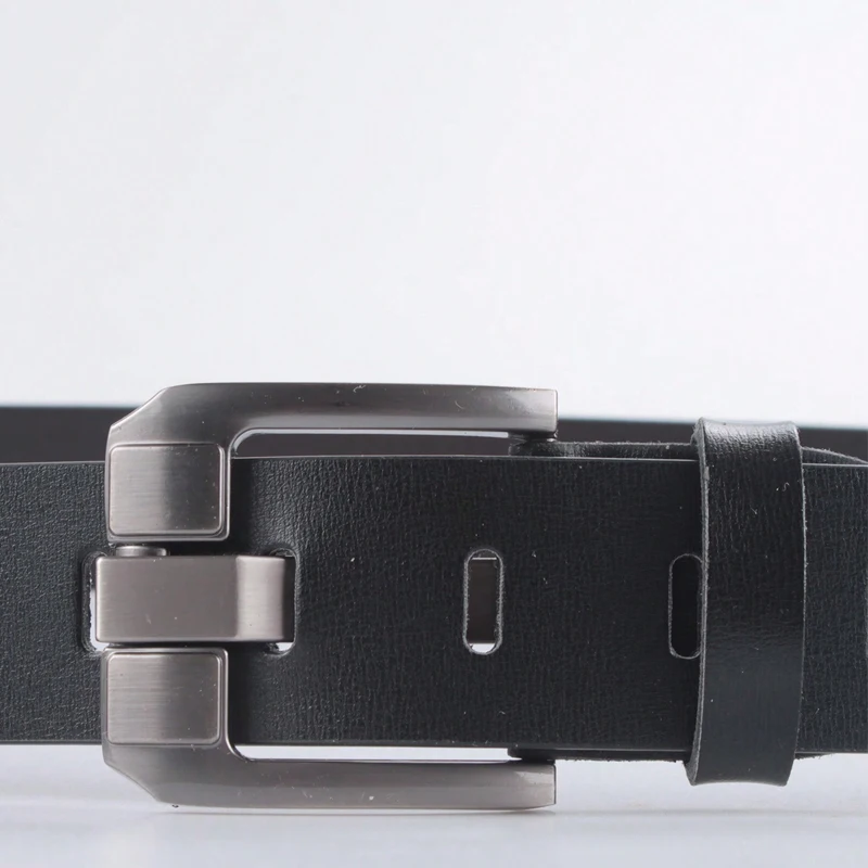 حزام بإبزيم دبوس للرجال ، موضة عتيقة ، فاخر ، جينز