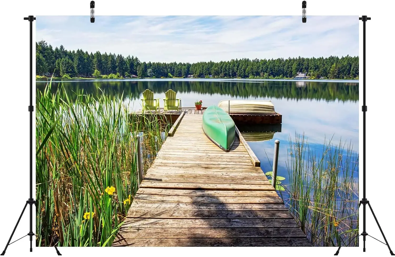 Outdoor scenery tapestry wall hanging curtain room decor nature view realistic style printable fabric art poster home decoration