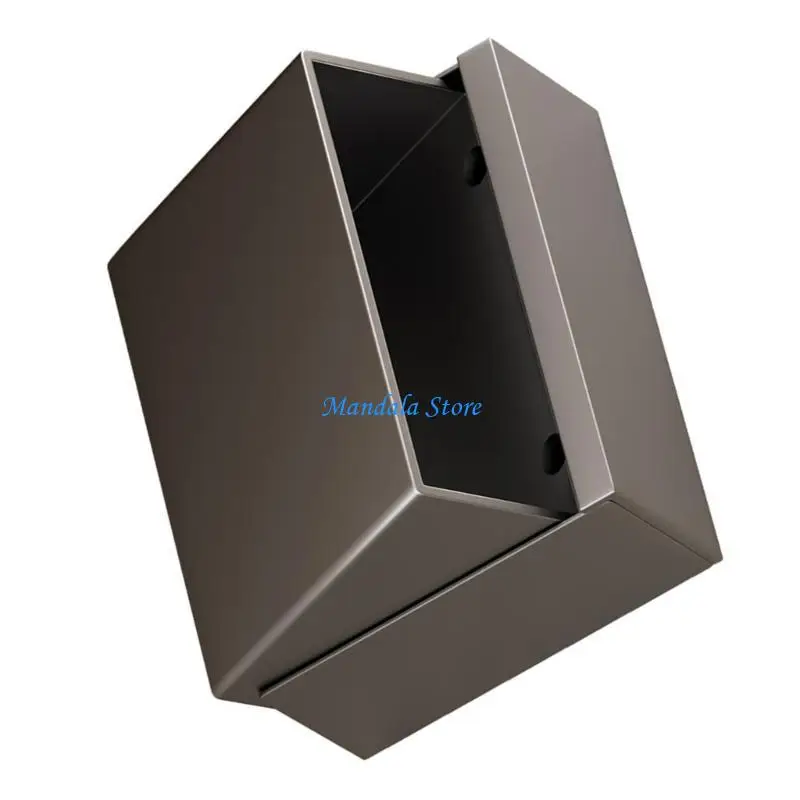 

U2JC Elegant Tissue Holder Wall Mounted Square Stand for Modern Household Decoration