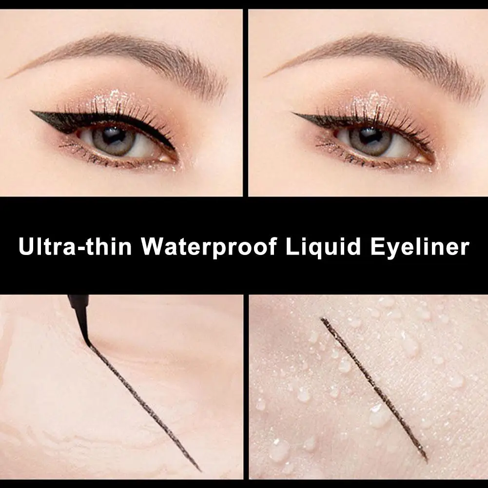 Eyeliner Waterproof Matte Liner Eye penna liquida a lunga durata Eyeliner naturale strumenti cosmetici di bellezza ad asciugatura rapida per le donne L Y0O6