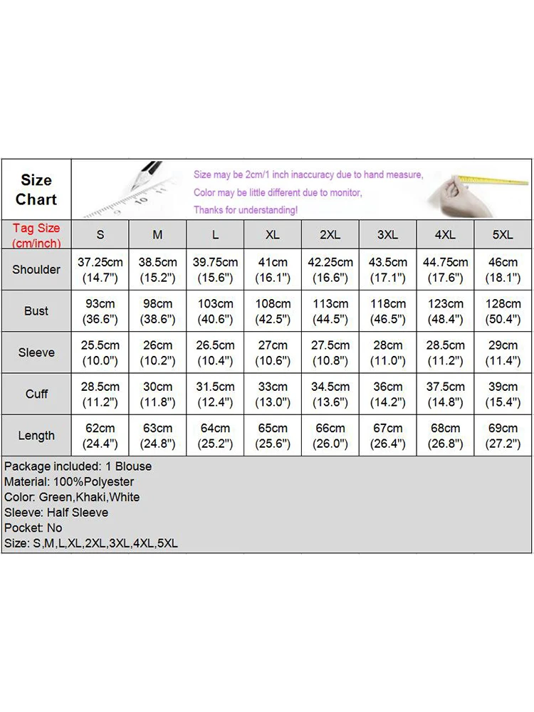 VONDA letnia bluzka damska topy 2025 Casual szyfonowe koszule z krótkim rękawem luźna jednokolorowa tunika Blusas Femininas