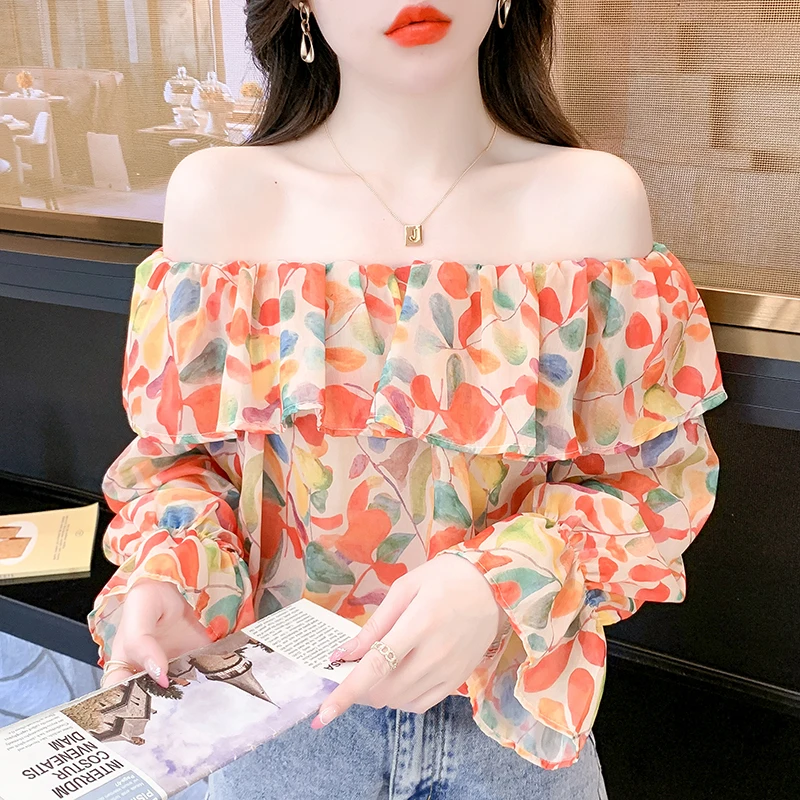 

Korean Fashion Ladies Shirts Blouse Women Tops Female Woman Pullover Shirt Girls Casual Long Sleeve Blouse BPy1106-1