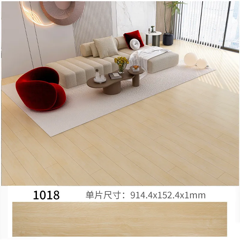 بلاط الأرضيات SPC - خالي من اللاصق، ومقاوم للحريق، ومضاد للانزلاق لتأجير غرفة النوم، وأرضيات بلاستيكية لرياض الأطفال