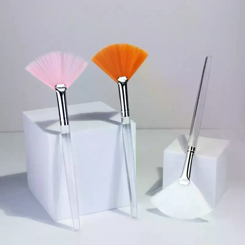 Fan-Shaped Makeup Brush Facial Mask Brush Soft Applicator Brushes Facial Beauty Tool DIY Tool