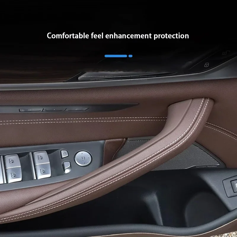 For BMW 5 Series G30 G38 525i 528i 530i 535i 540i 550i M5 2018 2019 2021 2022 2023 Car Door Pull Handle Insert Protective Cover