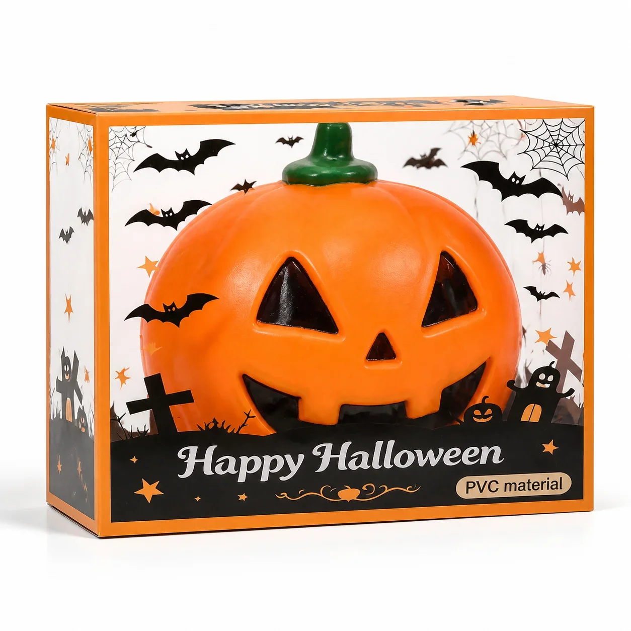 Generic Halloween Pumpkin Squishy Stress Toy Slow Rebound Squeeze Decompression Sensory Gift For Party Office Home Use Kawaii