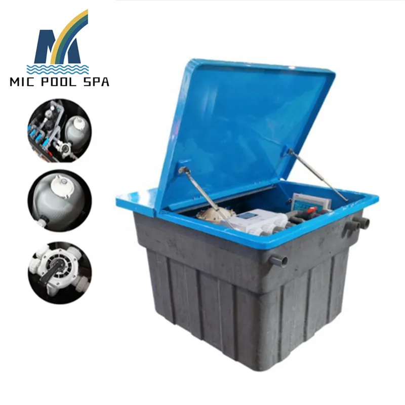One Set Swimming Pool Water Filter Fiberglass Filter Box Filter System
