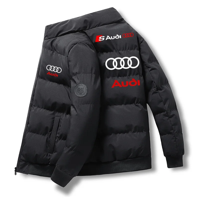 

Мужская мотоциклетная куртка Audi, ветрозащитная, теплая, простая, модная брендовая верхняя одежда Audi