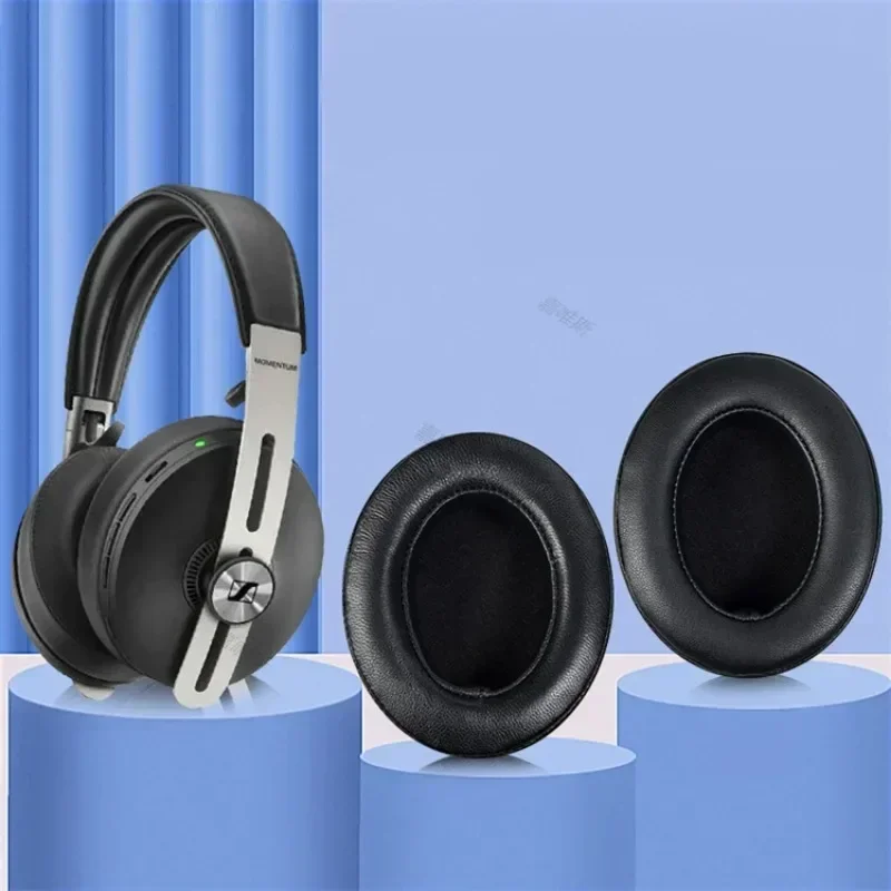 NUNUVV Replacement Earpads For SENNHEISER MOMENTUM 3 3.0 Headphones Softer Protein Leather Earpads High Quality Earpads ，
