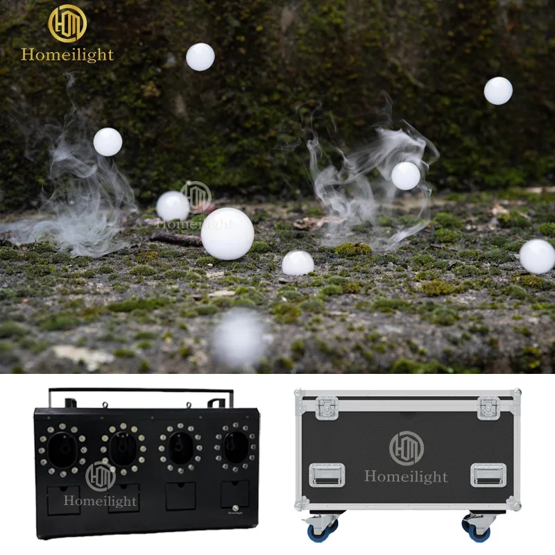 High Quality 4 Eyes Bubble Fog Machine for Concert Disco Party