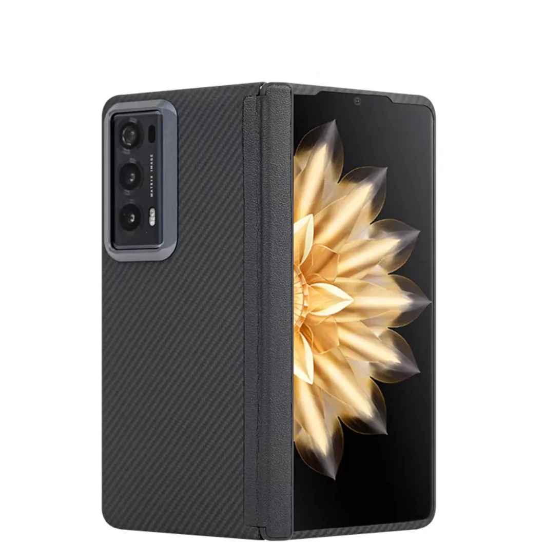 Genuine Real Carbon Fiber Slim Magsafe Case For Honor Magic V2 MagicV2 Matte Ultra Thin Hinge Axis Flip Bulletproof Armor Cover
