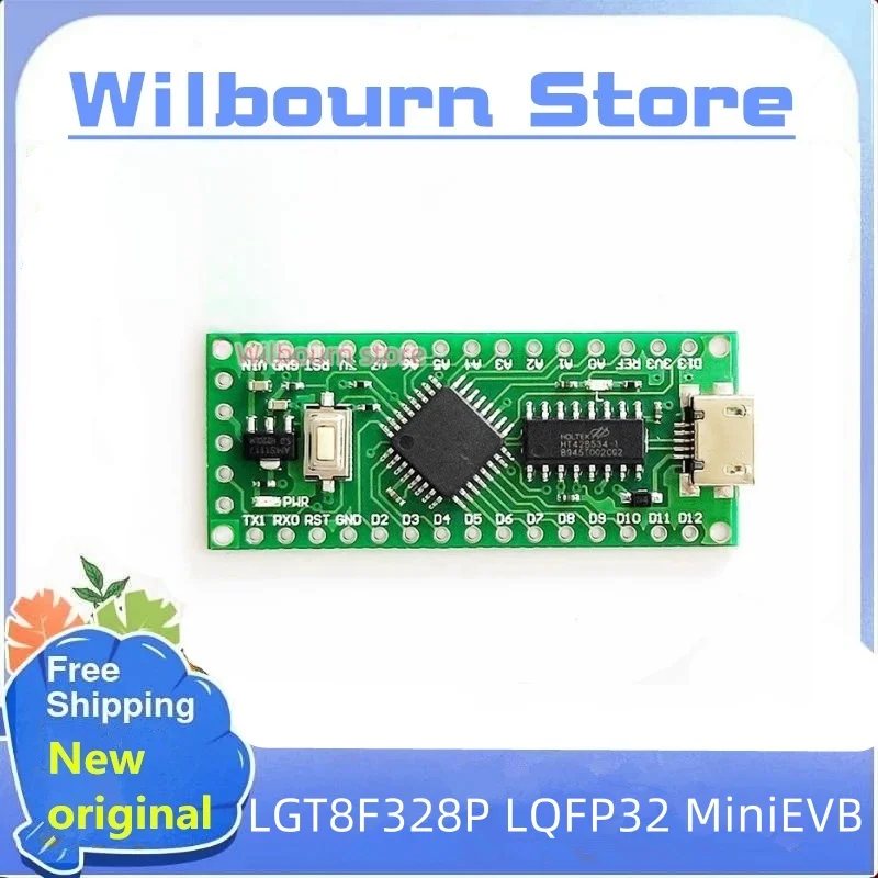 LGT8F328P LQFP32 MiniEVB module development board replaces ATMEGA328 Nano V3.0