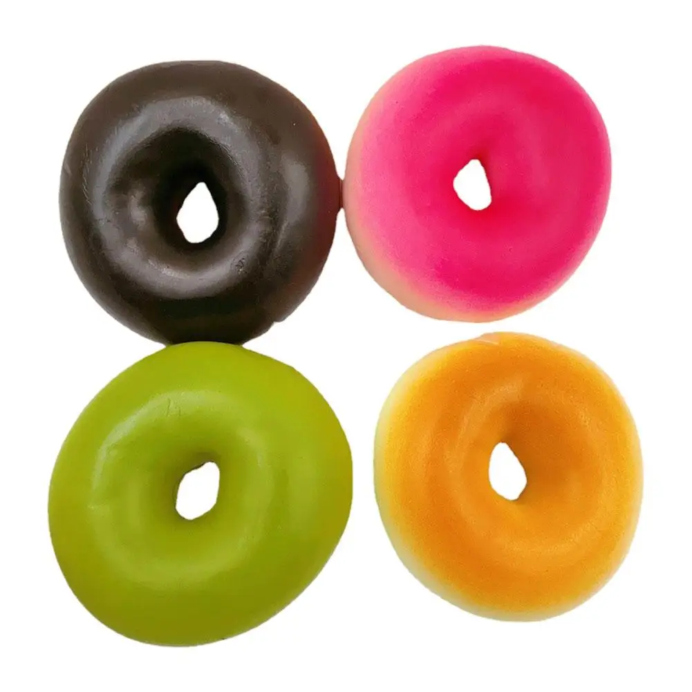 Soft Artificial Donuts Model Simulation Donut Bread Photography Props For Stress Relief Slow Rebound Fake Food Fun Ornament