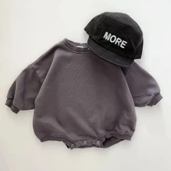 Mono para recién nacido de 0 a 24 meses, sudadera para bebé, pelele para niño pequeño de manga larga, ropa básica de algodón para bebé