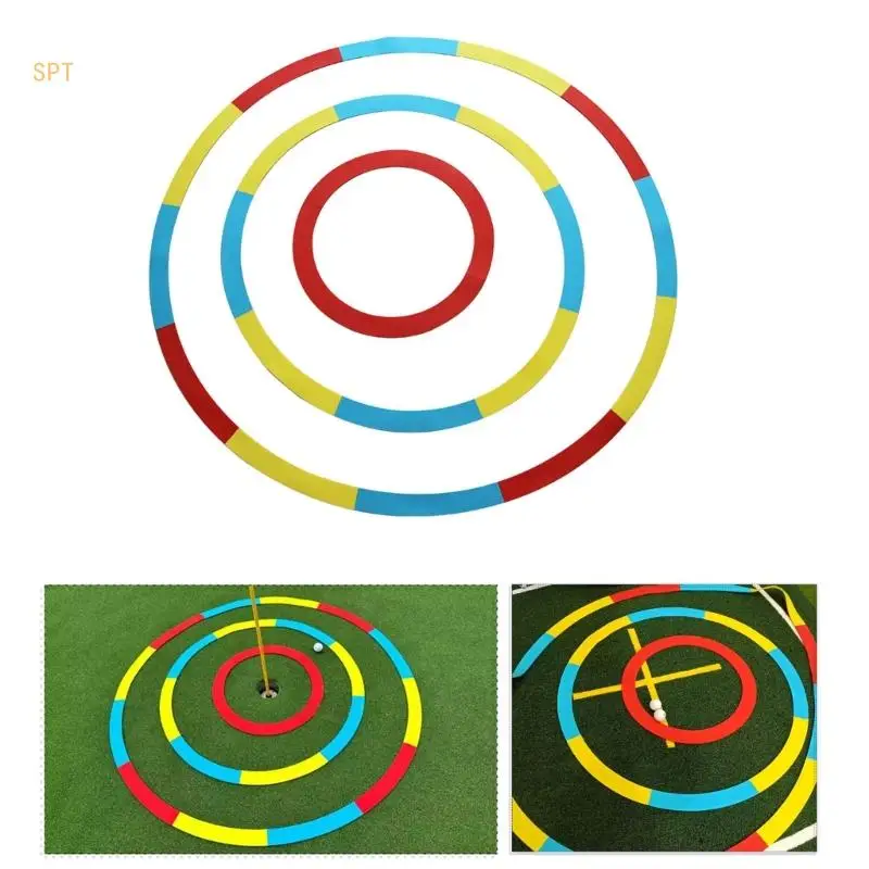 Golf Targets Circle Silicone Golf Circle Pitching Targets Putting and Chipping Training Tool Golf Supplies 714F