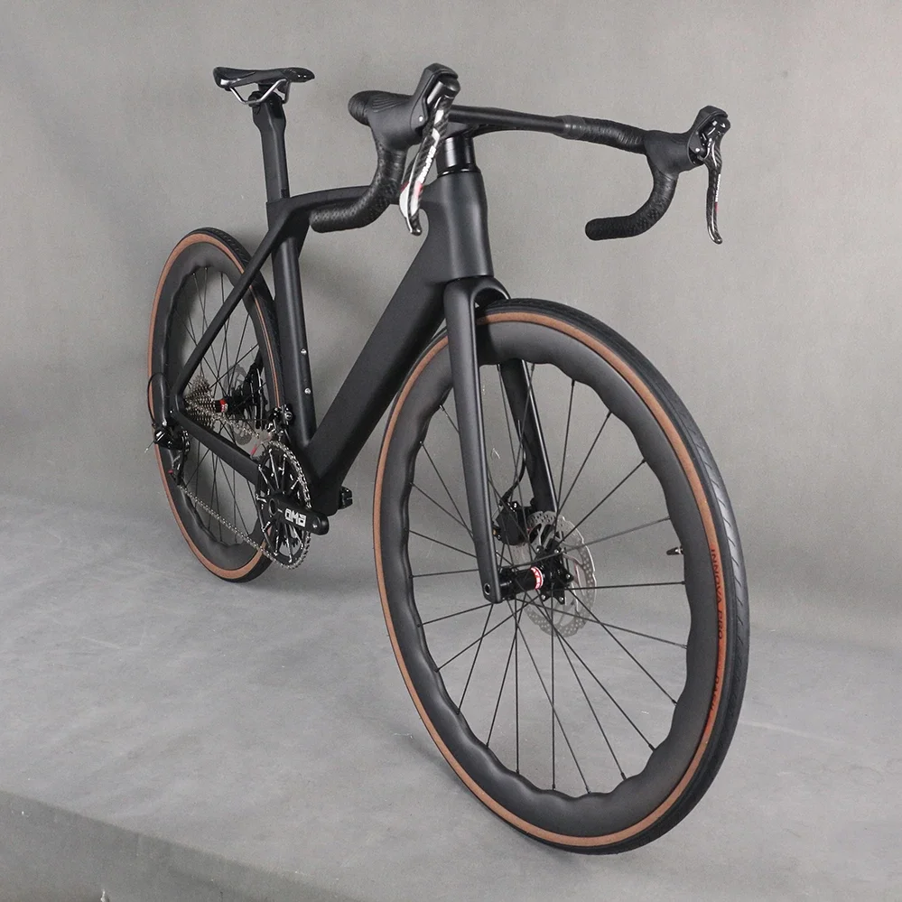 Road Disc Complete Fiets EPS Technologie Fietsen Schijfrem Fiets Carbon Frame Fiets SENSAH Empire Pro 2*12S Carbon Wielen TT-X34