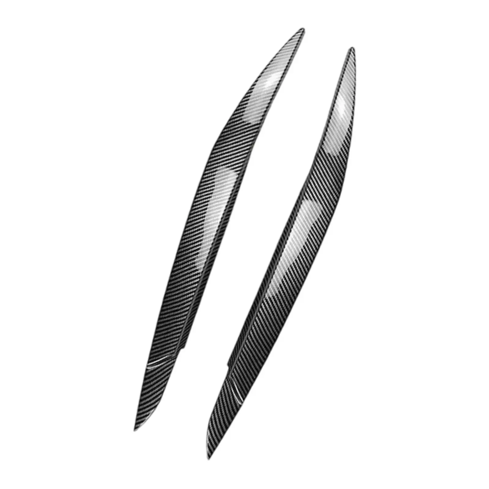 

Car Headlights Eyebrows Easy to Install Car Accessories Replace Parts Glossy Black Eyelids for BMW x6 E71 E72 2008-2014