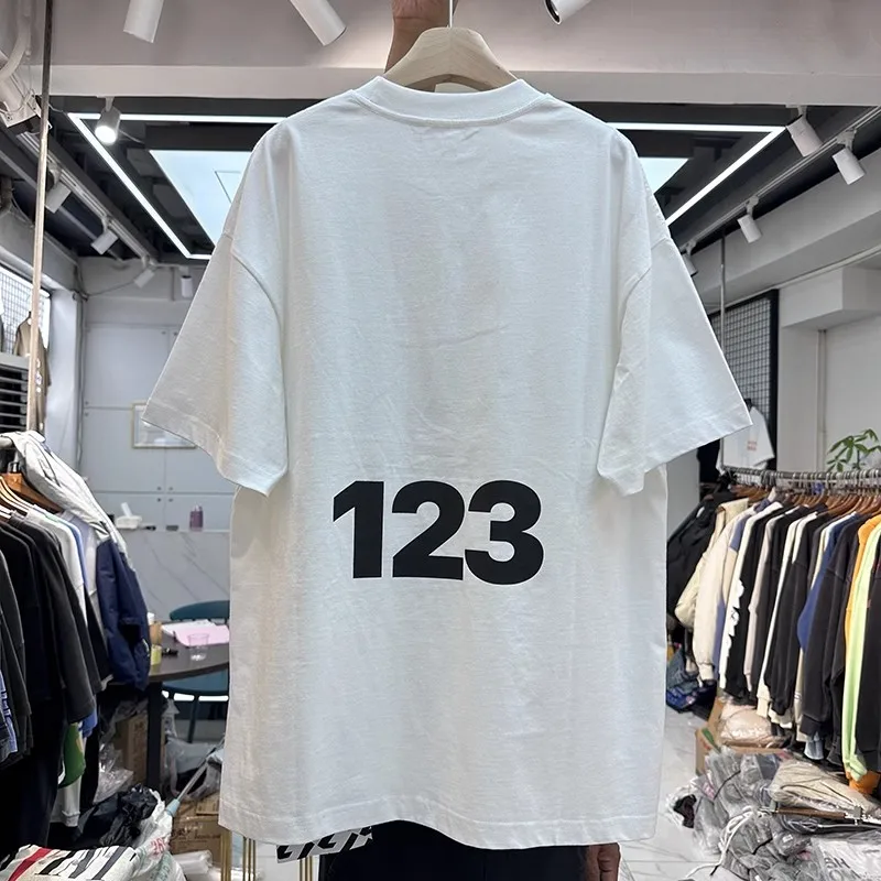 Black White RRR123 T Shirt Men Women Best Quality RRR 123 Tee Top T-shirt