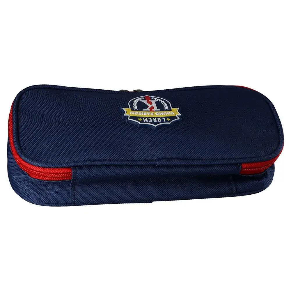 صندوق أدوات مكتبية على طراز إنجلترا حقيبة أقلام رصاص لتخزين سطح المكتب حامل أدوات مكتبية سعة كبيرة حقيبة أقلام رصاص مقاومة للماء أكسفورد