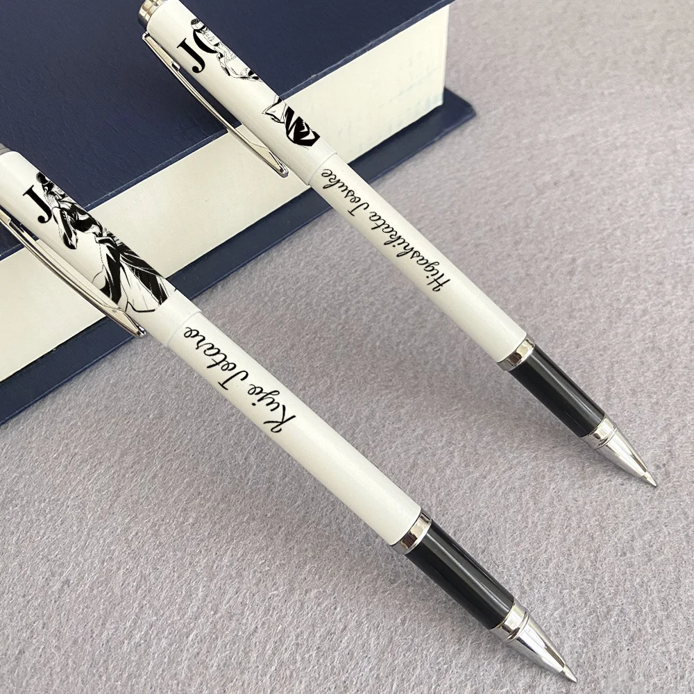 

JoJos Bizarre Adventure Kujo Jotaro Black Ink Gel Pen 0.5mm Graffiti Writing Pens Kids Gift School Stationery 1025