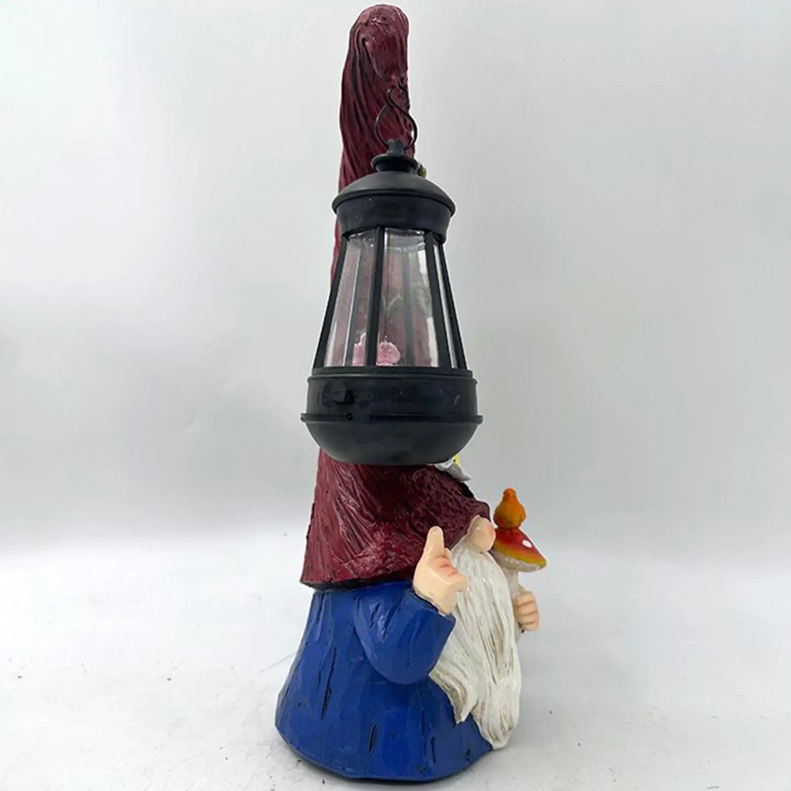 

Solar Powered Cute gnome Figurine Light Resin Decorative Lamp Gnome outdoor Garden Light Ornament Courtyard Decoration
