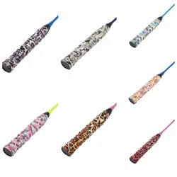 Leopard Print Racket Sweatband Hand Glue Non-slip Tennis Tape Sweat Absorbed Winding Grips Sweatband Badminton Racket