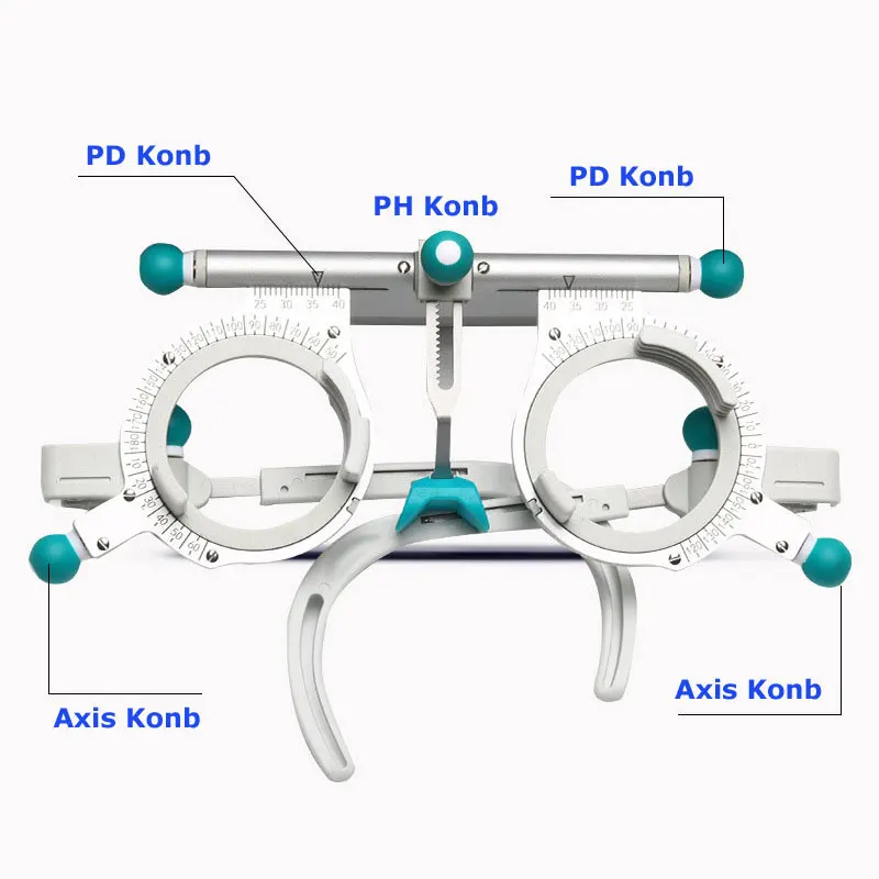 XD16  High Grade Ophthalmic Trial Lens Frame Light Weight Half-rim 4 Types for Options free shipping