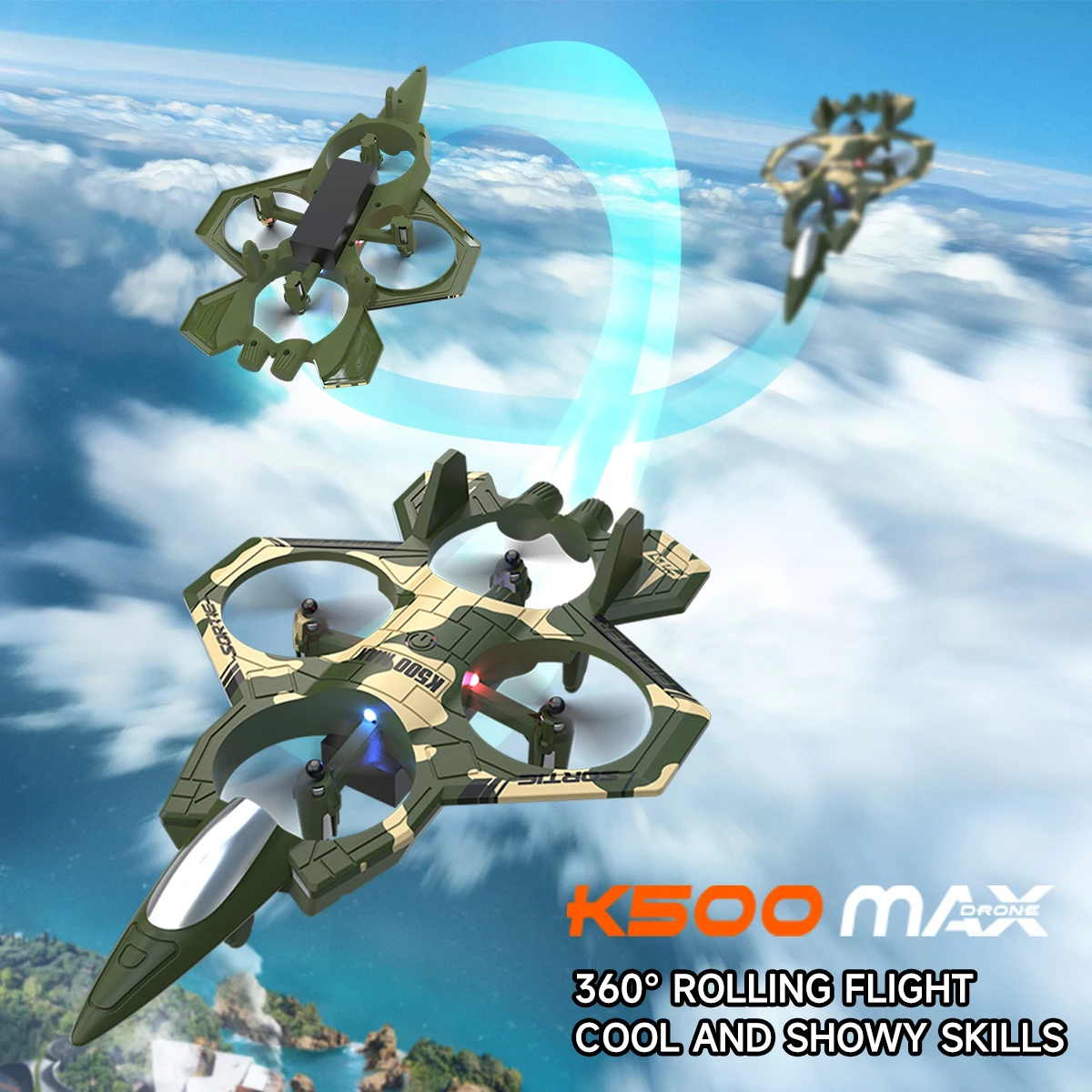 AXNEN K500 MAX Aereo RC da Com - Kids Toys Videos recensione e prezzo