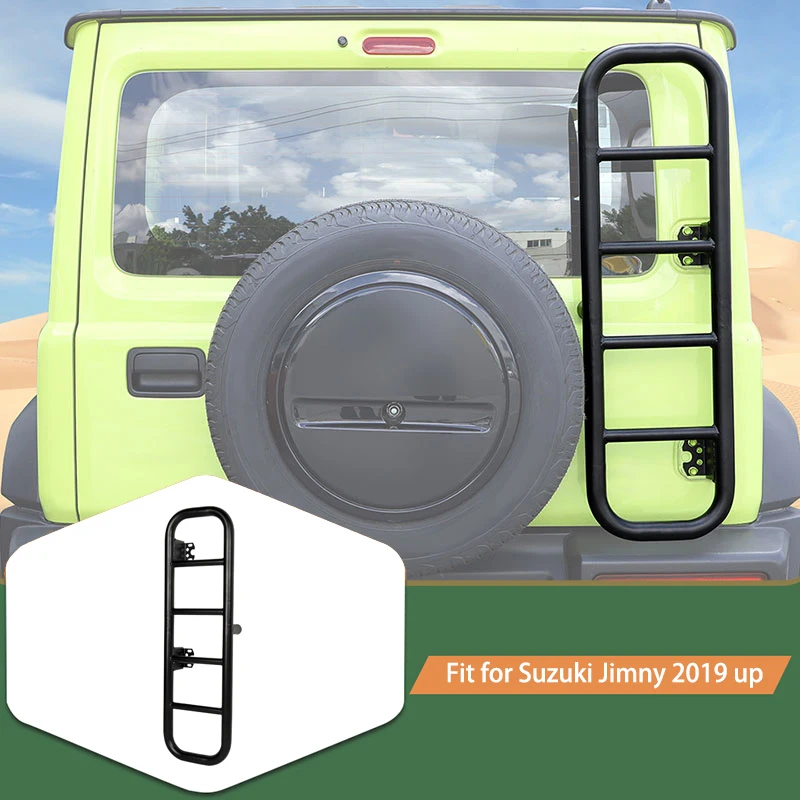 

Автомобильный металлический кронштейн для лестницы на задней двери, полка для Suzuki Jimny 2019 Up, внешние аксессуары для автомобиля