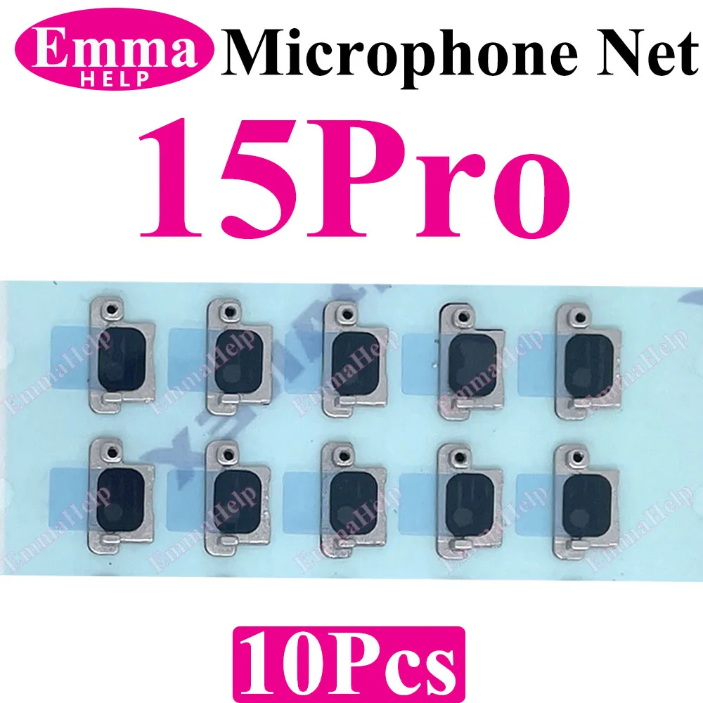10Pcs Back Microphone Net for iPhone 15 Plus 16 Pro Max Anti Dust Mesh Intsall Near Rear Camera Damaged Back Cover Microphone image 5