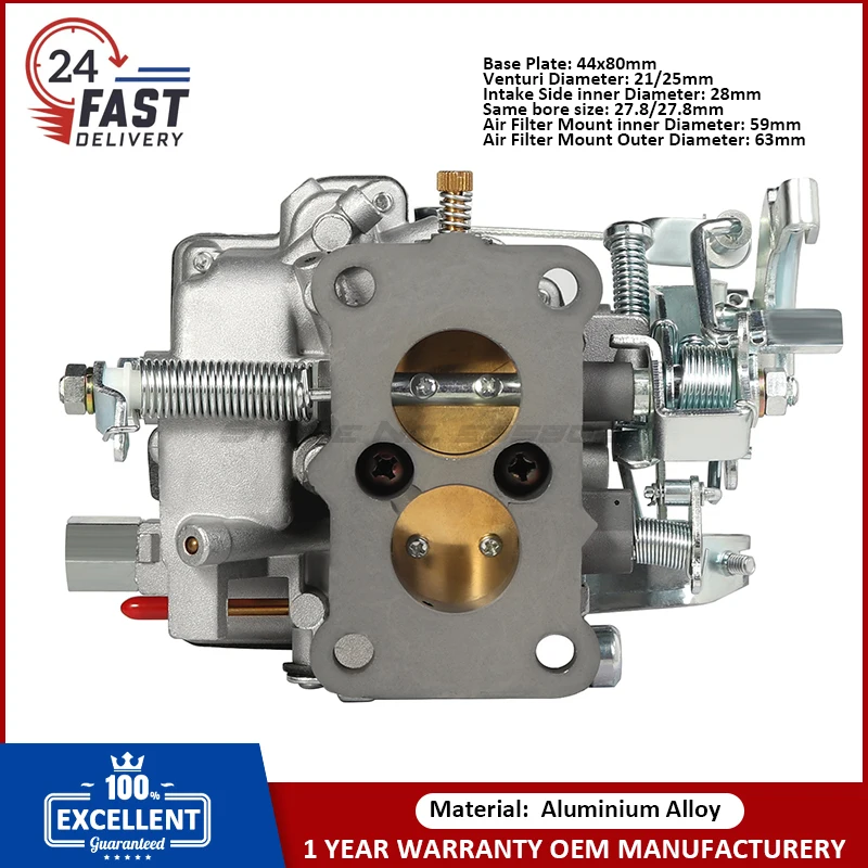 2 Barrel Carburetor 21100-24034 21100-24035 21100-24045 For Suzuki Samurai Toyota Corolla Starlet Trueno Heavy Duty Manual Choke