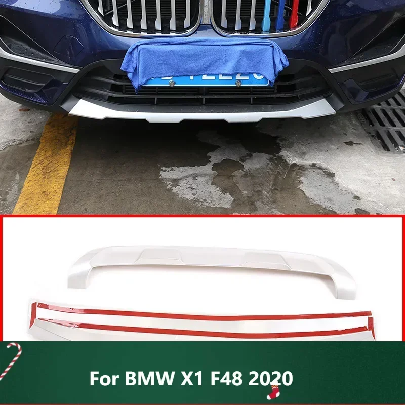 

For BMW X1 F48 2020 ABS Front Rear Bumper Diffuser Protector Guard Skid Plate Car Decoration