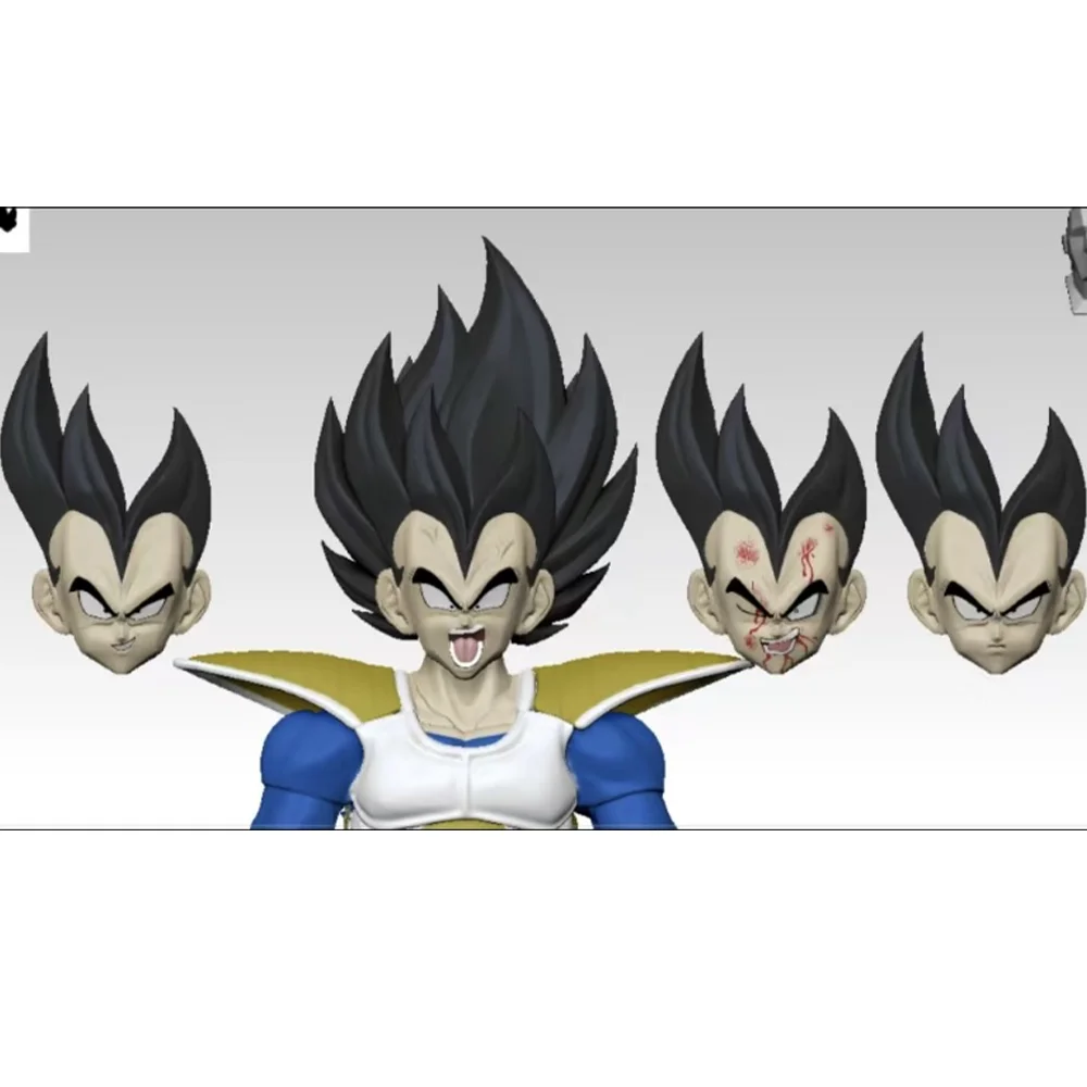 Dragon Ball Figures Vegeta Anime Figure Saiyan Vegeta Figurine Statue Model Collection Changeable Customized Products Toy Gift