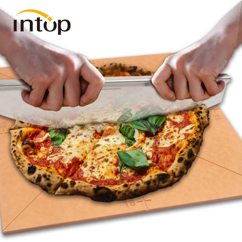 

intop Large 20inch Serving Board Tray Cutting Board Oak Fiber Wood Kitchen Chopping Board Dinner Plate for Pizza Vegetable meat