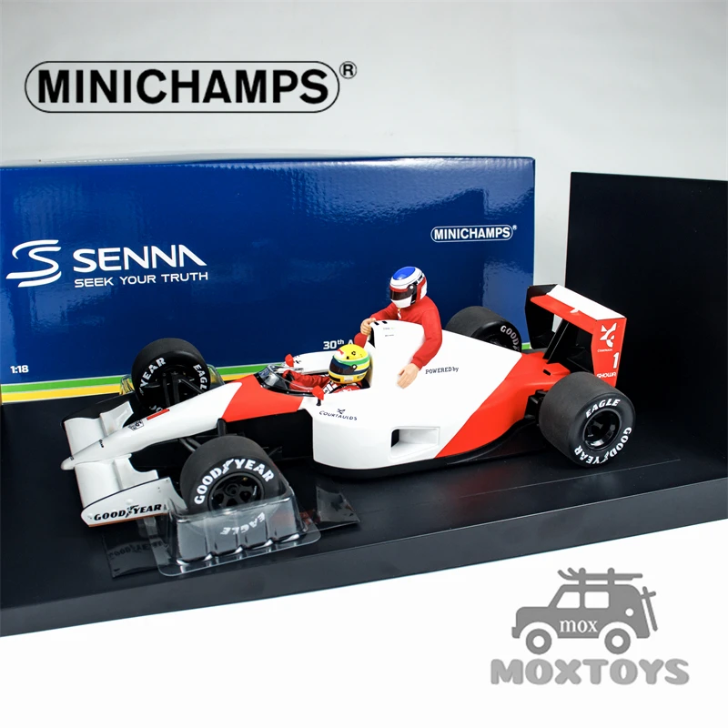 

MINICHAMPS 1:18 MP4/6 - AYRTON SENNA - W/JEAN ALESI RIDING - MEXICO GP 1991 Model Car