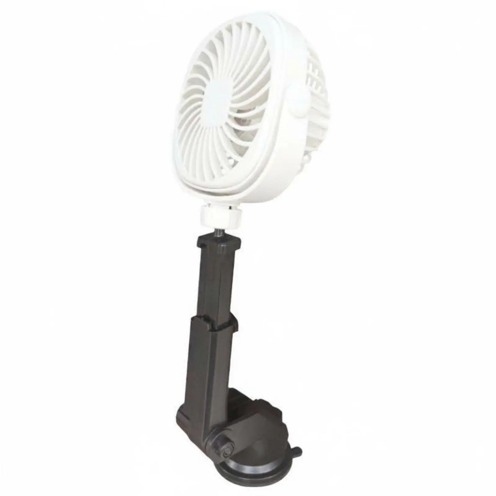 USB Rechargeable Car Fan for Dashboard with 360 Degree Swivel Head Powerful Breeze for Driver Passenger