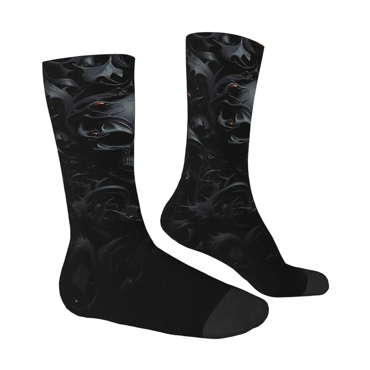 Horrible Mechanized Skull Ghost Specter Spirit Socks Male Mens Women Winter Stockings Hip Hop