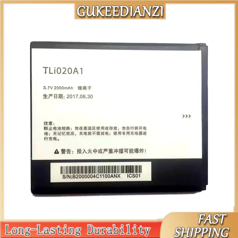 

Прочный аккумулятор TLi020A1 2000 мАч для мобильного телефона Alcatel One Touch Pop C7 7040 OT-7040 OT-7040D для Tcl J738M J736L D920