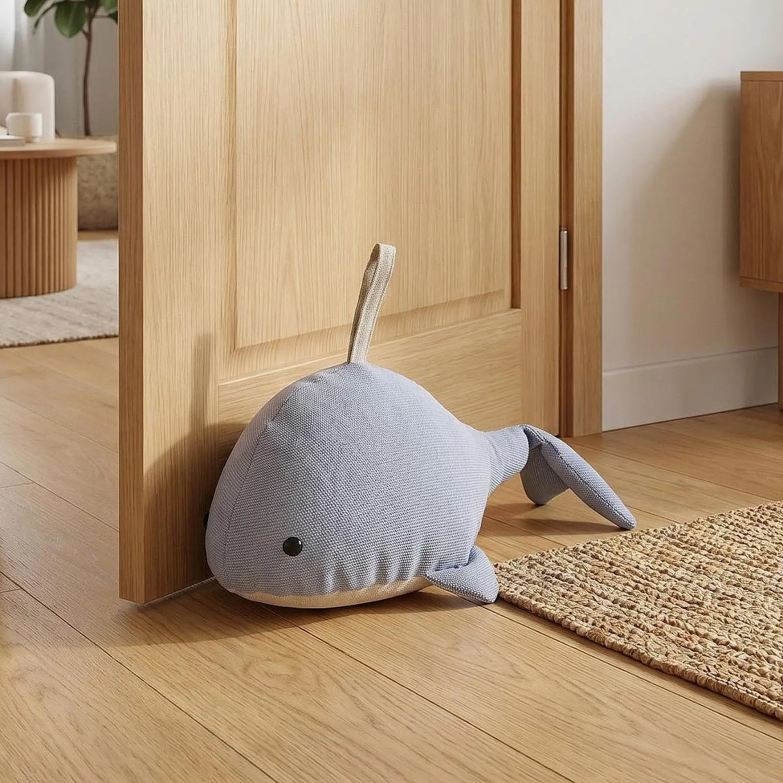 Whale Weighted Door Stopper Home Decor Adorable Compact Whale Door Stop Animal Weighted Doorstop Ornament for Dining Room Dorm