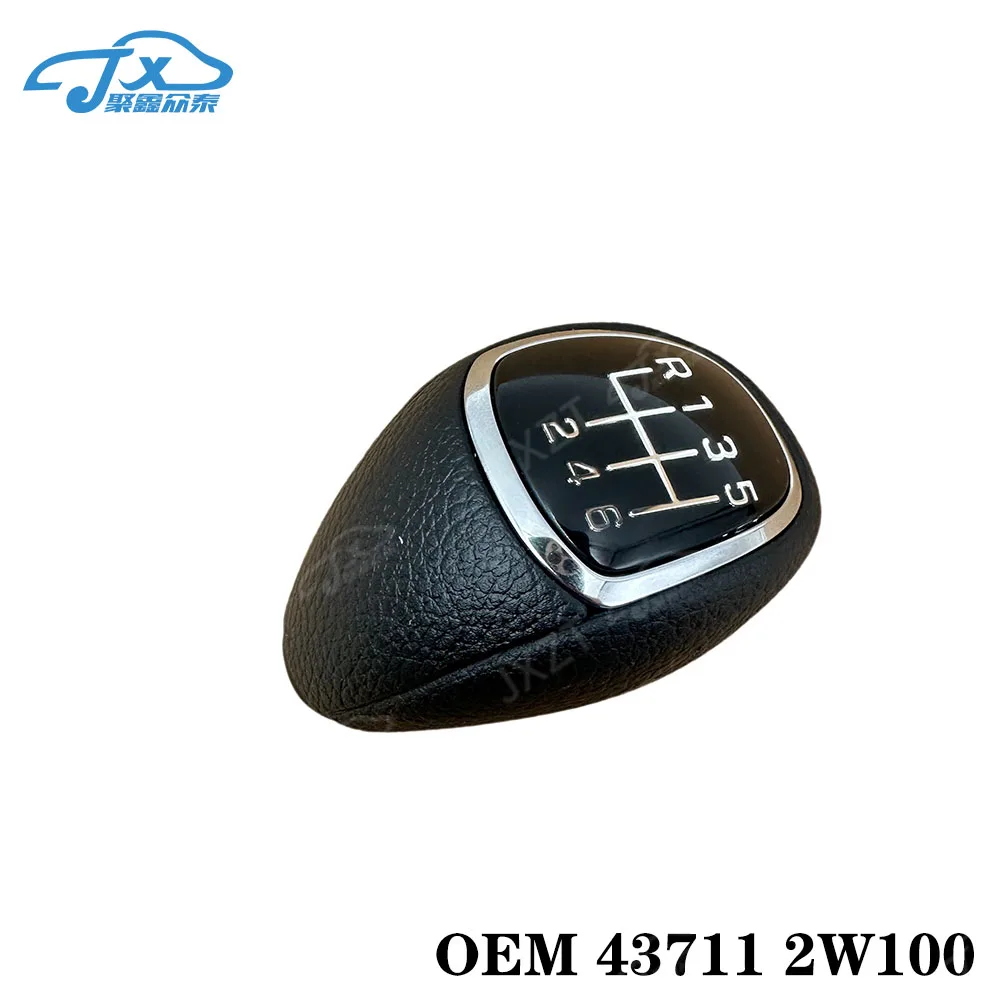 Manual Leather Gear Shift Knob 43711D3010TRY 437113Z200RY For Hyundai I20 I40 Santa Fe Sports Tucson TL santafe  437112W100Y