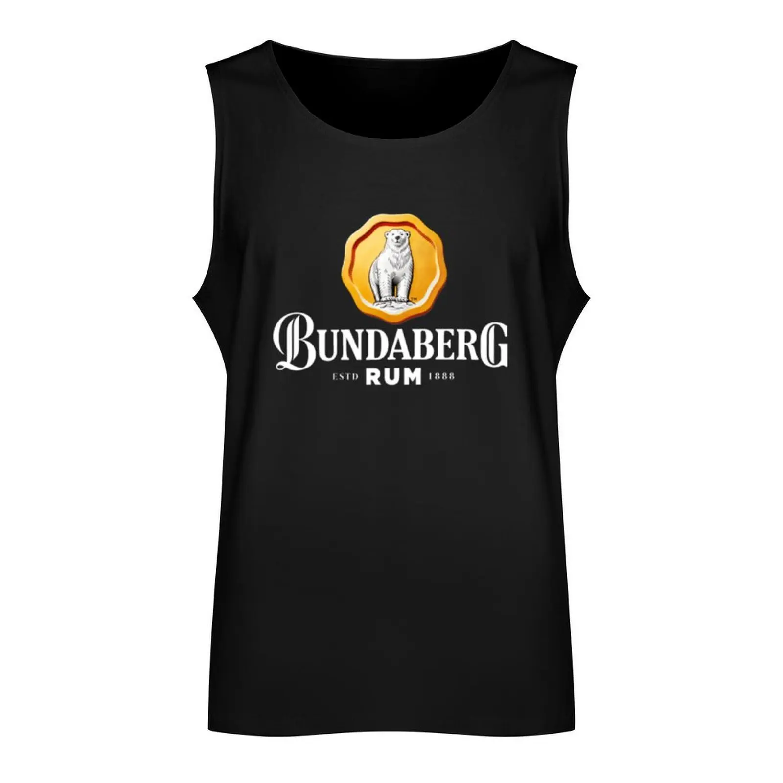 Engaging Bundaberg Rum Design Tank Top sleeveless Men's t-shirts men gym clothing gym clothing men