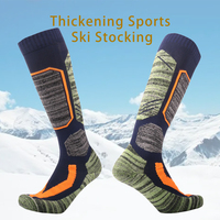 1 pair Thermal Men Women Socks Cotton Sports Ski Socks Winter Snowboarding Cycling Adult Skiing Thicker Leg Warm