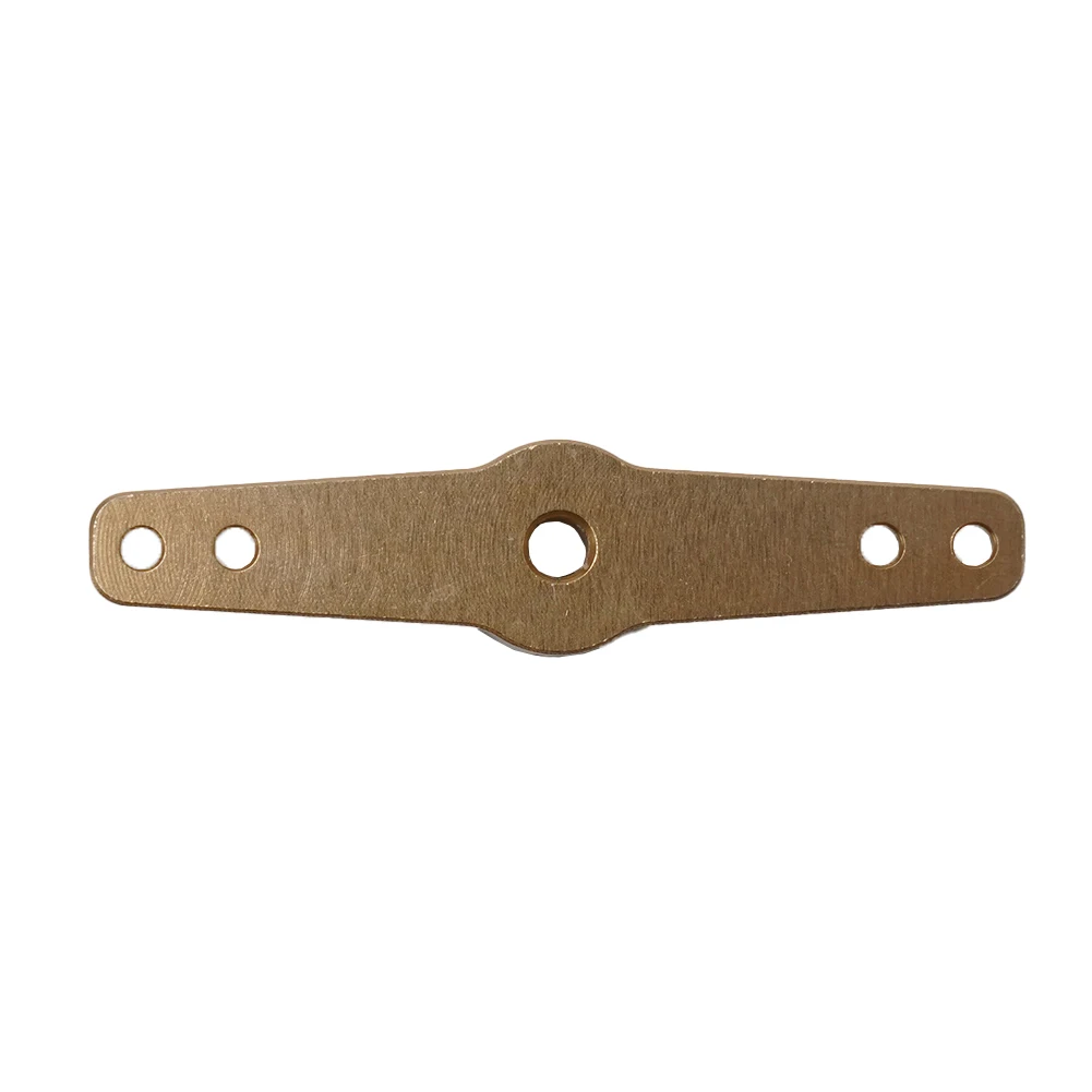 

For RC Model Car Boat Double Steering Arm 3.1MM 4.1MM 5.1MM Aluminum Alloy Gold Rudder Tiller Arm Steering Arm