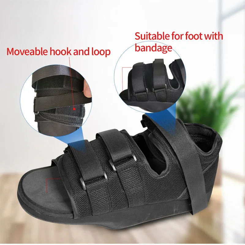 Post op Shoes for Broken Big Toe Surgery Offloading Medical Shoe Foot Surgery Shoe Forefoot Splint-For Left Right Foot