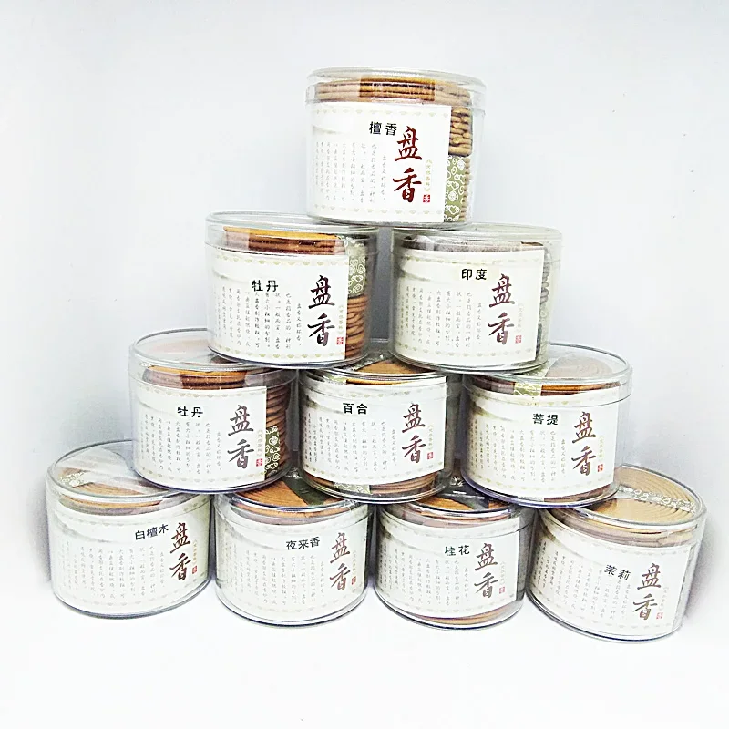 Y 48 pcs/box natural bobina incenso aromaterapia fragrância dentro de casa indiano budista sândalo incenso sem incenso casa fragrância