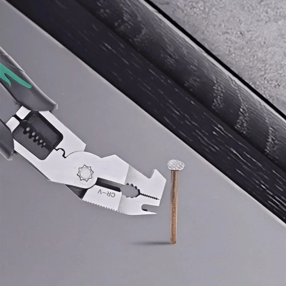 

Мощные клещи для зачистки проводов с удобным захватом, прочные кусачки для кабеля, противоскользящие, 8,86 дюйма, электрические обжимные клещи для домашнего использования