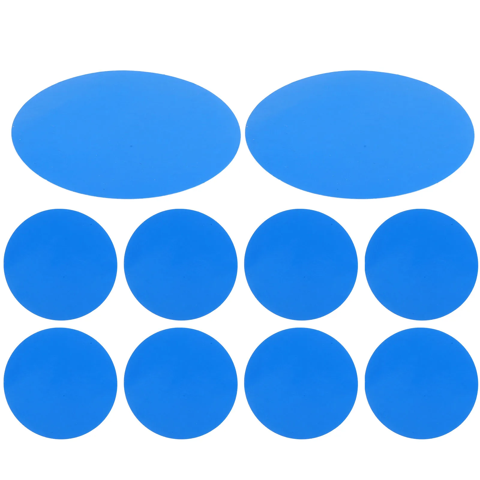 

10 PCS Swimming Ring Patch Inflatable Boat Repair Patches Convenient Repairing Kayaks Adhesive Tape Life Buoy Pvc Self-adhesive