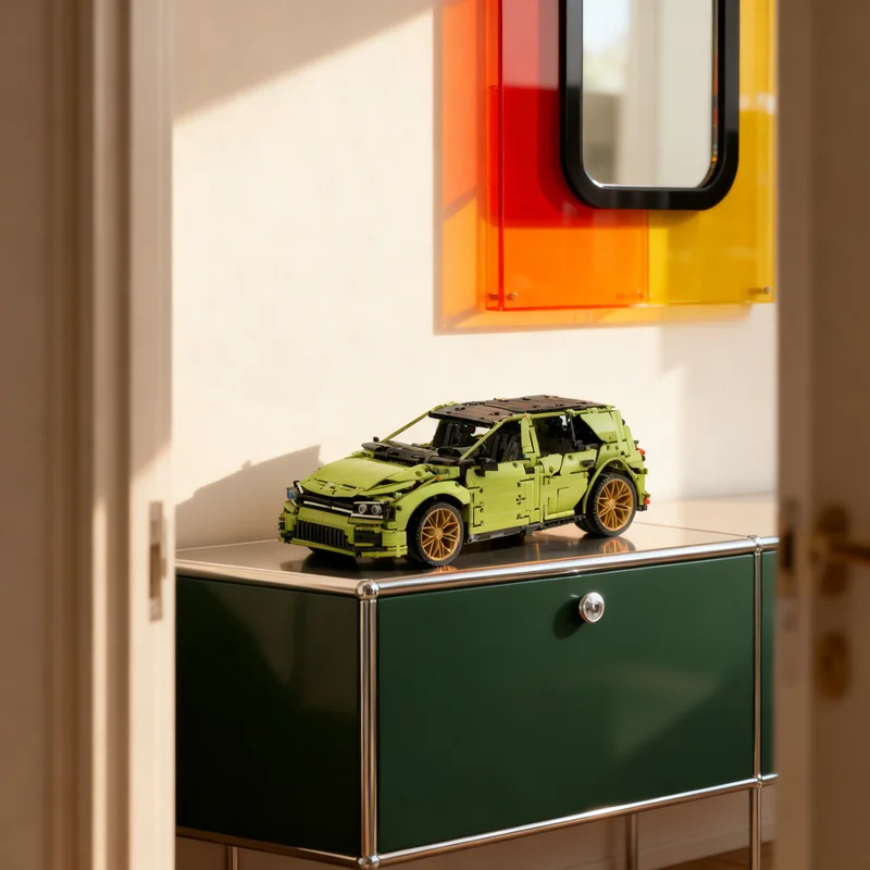

3696 деталей MOC VW Golf R: Техническая модель-конструктор, подарок для самостоятельной сборки, креативный коллекционный декор для дома и офиса, премиум-класс для взрослых и детей